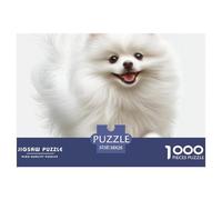 Puzzle De 1000 Piezas PomeraniaDesafíos Extra Divertidos Pasatiempo Creativo Pet perroJuego Familiar Regalo Clásicos Para Adultos Y Niños A Partir De 12 Años Puzzle 38x26cm/1000pcs