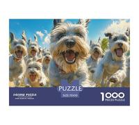 Puzzle De 1000 Piezas SchnauzerDesafíos Extra Divertidos Pasatiempo Creativo Cute Pets Juego Familiar Regalo Clásicos Para Adultos Y Niños A Partir De 12 Años Puzzle 70x50cm/1000pcs