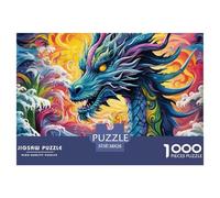 Puzzle De 1000 Piezas Sea DragónDesafíos Extra Divertidos Pasatiempo Creativo Mythical Creatures Regalo Creativo Para La Relajación Clásicos Para Adultos Y Niños A Partir De 12 Años Puzzle 38x26cm/10