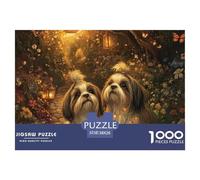Puzzle De 1000 Piezas Shih TzuDesafíos Extra Divertidos Pasatiempo Creativo Pet perroRegalo Creativo Para La Relajación Clásicos Para Adultos Y Niños A Partir De 12 Años Puzzle 38x26cm/1000pcs