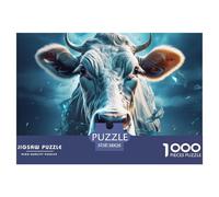 Puzzle De 1000 Piezas VacaDesafíos Extra Divertidos Pasatiempo Creativo Bison Regalo Creativo Para La Relajación Clásicos Para Adultos Y Niños A Partir De 12 Años Puzzle 38x26cm/1000pcs