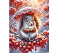 Puzzle de 1200 Pièces pour Adultes, Puzzle Adulte 1200 Pieces Coloré, Puzzles Difficile Impossible Activité Familiale Parfaite(Arbre écureuil d’Hiver)