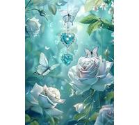 Puzzle de 150 Pièces pour Adultes, Puzzle Adulte 150 Pieces Coloré, Puzzles Difficile Impossible Activité Familiale Parfaite(Pendentif Papillon)