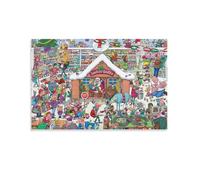 Puzzle de 1500 pièces pour Adultes, Puzzle 3D, Images Haute résolution, décoration intérieure, Magasin de Jouets de Noël1500 Pièces DIY, Divertissement créatif, 57x87cm