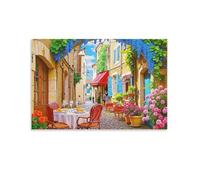Puzzle de 1500 pièces pour Adultes, Puzzle 3D, Images Haute résolution, décoration intérieure, Salon, décoration Murale.Rue du Village européen 57x87cm