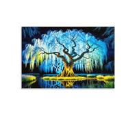 Puzzle de 1500 pièces pour Adultes, Puzzle 3D, Images Haute résolution, décoration intérieure, Salon, décoration Murale.Saule Magique 57x87cm
