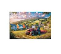 Puzzle de 1500 pièces pour Adultes, Puzzle 3D, Images Haute résolution, décoration intérieure, Salon, décoration Murale.scène Rurale de Tracteur 57x87cm