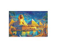 Puzzle de 1500 pièces pour Adultes, Puzzle 3D, Images Haute résolution, décoration intérieure, Salon, décoration Murale.Scène de l'Égypte Antique 57x87cm