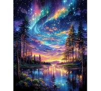 Puzzle de 1500 pièces pour Adultes, Puzzle Adulte 1500 Pieces coloré, Puzzles Difficile Impossible Activité Familiale Parfaite(Bois du Ciel Arc-en-Ciel)
