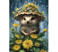 Puzzle de 1500 pièces pour Adultes, Puzzle coloré de Qualité Supérieure, Puzzles Adulte pour Détente & Défi, Bricolage Jeu D'activités Familiales, Thème:Plante de Pluie hérisson