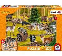 Puzzle de 150T. Chez les ratons laveurs