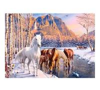 Puzzle de 180 pièces : La fonte hivernale Castorland