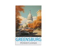 Puzzle de 200 pièces, Greensburg, Pennsylvanie, Épagneul, Casse-tête idéal comme Cadeau d'anniversaire, présent, décoration Murale, 35 x 25 cm
