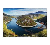 Puzzle de 200 pièces : La rivière Vrbas en Bosnie, œuvre d'art, Souvenir de Voyage, 35 x 25 cm