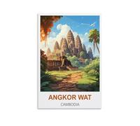 Puzzle de 200 pièces pour Adultes - Angkor Wat, Cambodge - Puzzle Classique d'intérieur (35 x 25 cm)