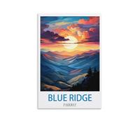 Puzzle de 200 pièces pour Adultes, Blue Ridge Parkway, pour Enfants et Adultes, Jeu de Puzzle Amusant à Assembler soi-même, 35 x 25 cm