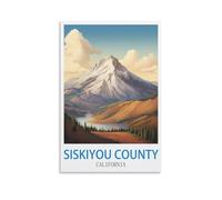 Puzzle de 200 pièces pour Adultes Comté de Siskiyou, Californie Puzzles d’Automne 200 pièces pour Enfants Adultes Puzzle Familial Classique intérieur 35x25cm