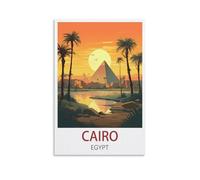 Puzzle de 200 pièces pour Adultes - Le Caire, Égypte. Puzzle de 200 pièces en Papier représentant Un Paysage, idéal pour Les Enfants et Les Adultes. Cadeau éducatif. Dimensions : 35 x 25 cm.