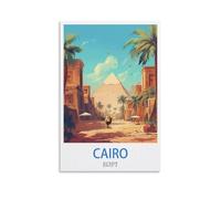 Puzzle de 200 pièces pour Adultes - Le Caire, Égypte - Puzzle en Bois de 200 pièces - Jeu éducatif pour Adultes et Enfants - Jeu de détente Familial - 35 x 25 cm