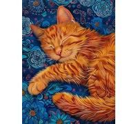 Puzzle de 200 Pièces pour Adultes Midnight Cat, Bricolage Coloré Puzzle Adulte 200 pièces, Puzzles pour Activité Familiale, Parfait pour Les Soirées Jeux 35x25cm