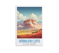 Puzzle de 200 pièces pour Adultes, Monument National des falaises de Vermilion - Puzzle de 200 pièces pour Adultes - Un Puzzle Amusant, Stimulant et Casse-tête pour Adultes (35 x 25 cm)