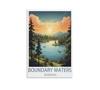 Puzzle de 200 pièces pour Adultes - Paysages des Eaux Frontalières du Minnesota - Puzzle Classique de 200 pièces pour Adolescents, garçons et Filles - 35 x 25 cm