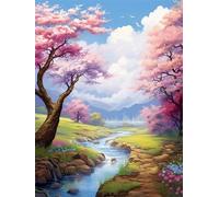 Puzzle de 200 pièces pour Adultes, Puzzle Adulte 200 Pieces coloré, Puzzles Difficile Impossible Activité Familiale Parfaite(Bois de Brume Nuageuse)