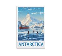Puzzle de 200 pièces pour Adultes - Puzzle Antarctique - Puzzle en Bois de 200 pièces - Jeu éducatif pour Adultes et Enfants - Jeu de détente Familial - 35 x 25 cm