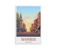 Puzzle de 200 pièces pour Adultes, Warren, Michigan. Jeu de décompression pour Adultes, idéal pour Les étudiants et Les Enfants. Cadeau de Noël ou d'anniversaire. 35 x 25 cm.