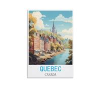 Puzzle de 200 pièces Québec Canada. Puzzle de 200 pièces pour Adultes, Enfants et Adolescents. Jeu de Puzzle pour Grandes familles. 35 x 25 cm.