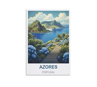 Puzzle de 2000 pièces Açores Portugal - Puzzle en Papier de 2000 pièces - Jeu éducatif pour Adultes et Enfants - Jeu de détente Familial - 70 x 100 cm