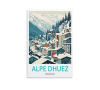 Puzzle de 2000 pièces Alpe d'Huez, France - Puzzle pour Adultes et Enfants - Jeu éducatif de 2000 pièces - Puzzle coloré pour la décoration intérieure - 70 x 100 cm
