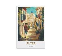 Puzzle de 2000 pièces, Altea Espagne. Jeu de Puzzle de 2000 pièces pour Adultes, Enfants et Adolescents, idéal pour Les Grandes familles. Dimensions : 100 x 70 cm.