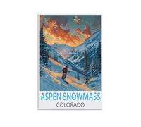 Puzzle de 2000 pièces, Aspen Snowmass Colorado, Puzzle de 2000 pièces pour Adolescents et Enfants, Jeu de réflexion, 70 x 100 cm