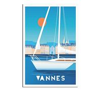 Puzzle de 2000 pièces, Bateau Vannes France, Puzzle Classique pour Enfants, Puzzle Stimulant et Difficile pour Adultes et Adolescents, 100 x 70 cm