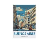 Puzzle de 2000 pièces Buenos Aires Argentine - Puzzle en Papier de 2000 pièces - Jeu éducatif pour Adultes et Enfants - Jeu de détente Familial - 70 x 100 cm