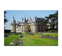 Puzzle de 2000 pièces Château de la Loire, France, 70 x 100 cm, Souvenir de Voyage