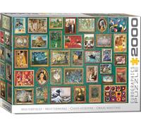 Puzzle de 2000 pièces - Chefs-d'œuvre