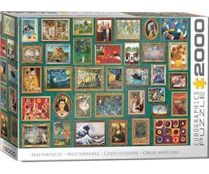Puzzle de 2000 pièces - Chefs-d'œuvre