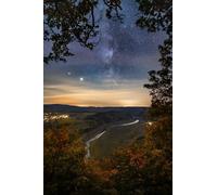 Puzzle de 2000 pièces « Ciel Nocturne et Terre » pour Adultes : Un Cadeau éducatif et idéal à Assembler en Famille ou Entre Amis (14 Ans et Plus).