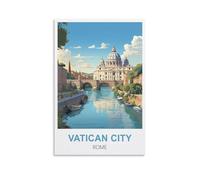 Puzzle de 2000 pièces, Cité du Vatican, Rome - Jeu de détente pour Adultes, étudiants et Enfants pour Noël ou Un Anniversaire - 100 x 70 cm