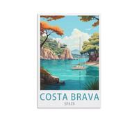Puzzle de 2000 pièces, Costa Brava, Espagne, décoration intérieure, Cadeau d'anniversaire, Jouet pour Hommes, Femmes, Seniors, 70 x 100 cm