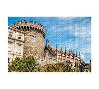 Puzzle de 2000 pièces - Dublin, Irlande - Vue panoramique d'une imposante Tour du château de Dublin - Puzzle Familial - Puzzles à Imprimer pour Adultes - Jeux éducatifs - 70 x 100 cm