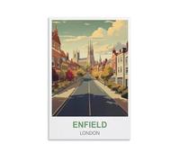 Puzzle de 2000 pièces, Enfield London Jigsaws, Puzzle Classique de 2000 pièces, Jeu éducatif, pour Adultes et Enfants, 100 x 70 cm