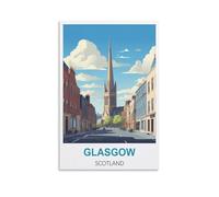 Puzzle de 2000 pièces, Glasgow, Écosse, 100 x 70 cm. Un Cadeau Relaxant et Stimulant pour Adultes, Adolescents et Seniors.