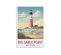 Puzzle de 2000 pièces, Grandes Affiches de Sable Point, Michigan, décoration intérieure, Cadeau d'anniversaire, Jouet pour Hommes, Femmes et Seniors, 100 x 70 cm