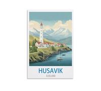 Puzzle de 2000 pièces, Husavik Islande, Puzzle Classique de 2000 pièces, Jeu éducatif, pour Adultes et Enfants, 100 x 70 cm