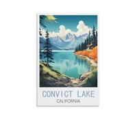 Puzzle de 2000 pièces, Lac des condamnés, Californie, 100 x 70 cm. Un Cadeau Relaxant et Stimulant pour Adultes, Adolescents et Seniors.
