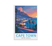 Puzzle de 2000 pièces - Le Cap, Afrique du Sud - Puzzle en Papier de 2000 pièces - Jeu éducatif pour Adultes et Enfants - Jeu de détente Familial - 70 x 100 cm