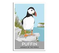 Puzzle de 2000 pièces, Les Animaux du Monde, Le macareux. Puzzle Classique pour Enfants, Puzzle Stimulant et Difficile pour Adultes et Adolescents, 100 x 70 cm.